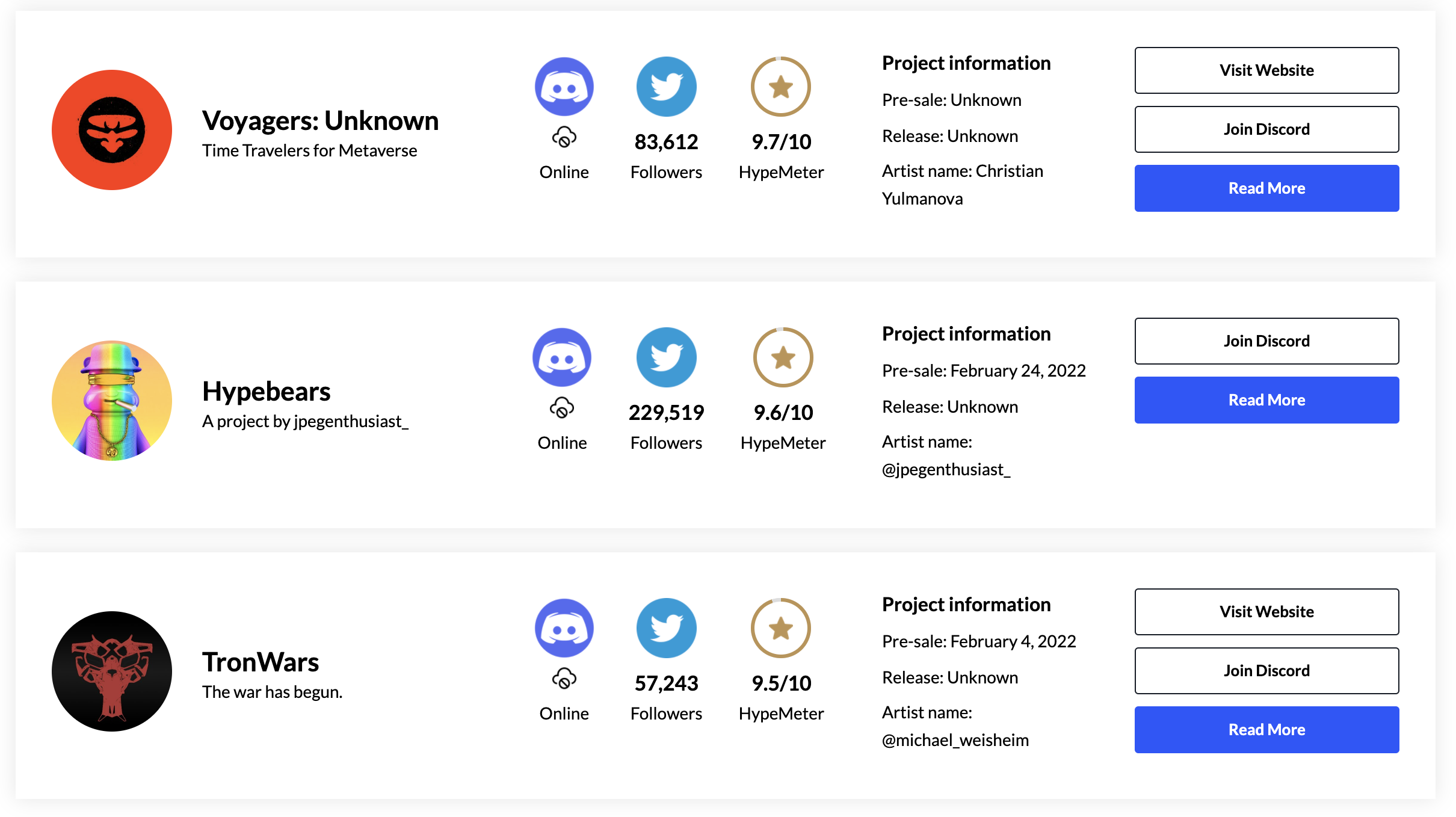 Upcoming NFT projects on Solana and Ethereum - Made For Writers